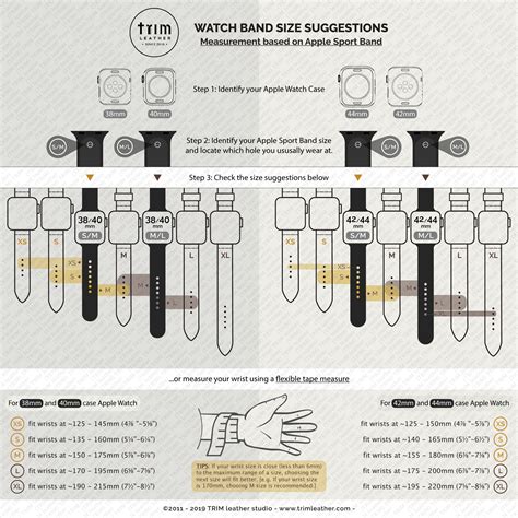 bands apple watch|apple watch band size chart.